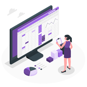 Spreadsheets illustration